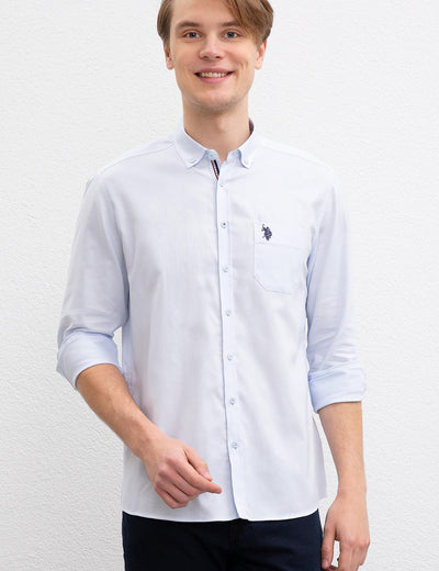 17704 Blue US POLO ASSN Cotton Shirt