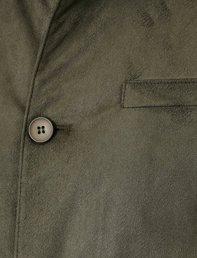 17558 Khaki Suede Look Jacket