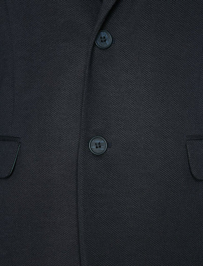 17554 Navy Pocket Detailed Jacket