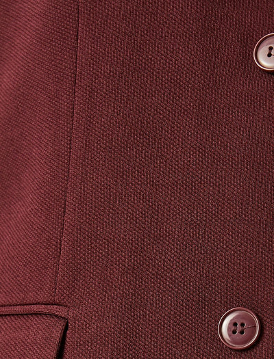 17512 Bordeaux Two Button Jacket