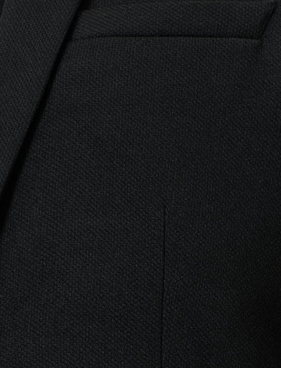 17479 Black Single Vent Two Button Jacket