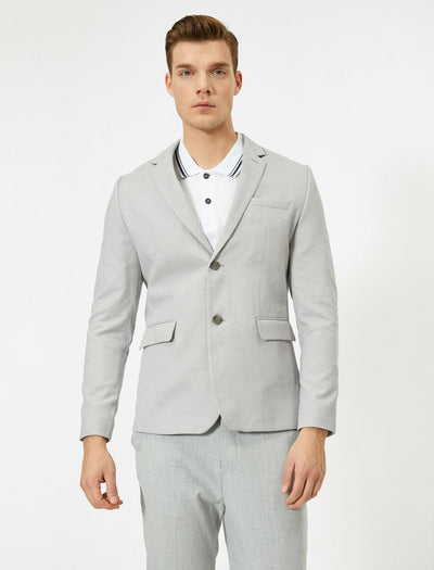 17545 Anthracite Patterned Jacket