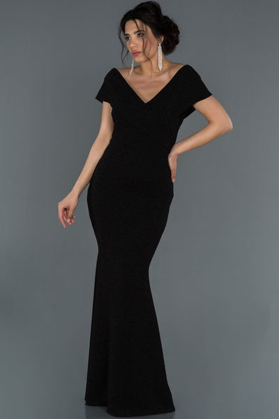 17287 Black Mermaid Dress