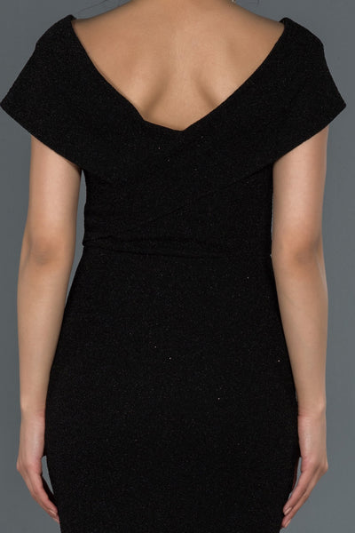 17287 Black Mermaid Dress