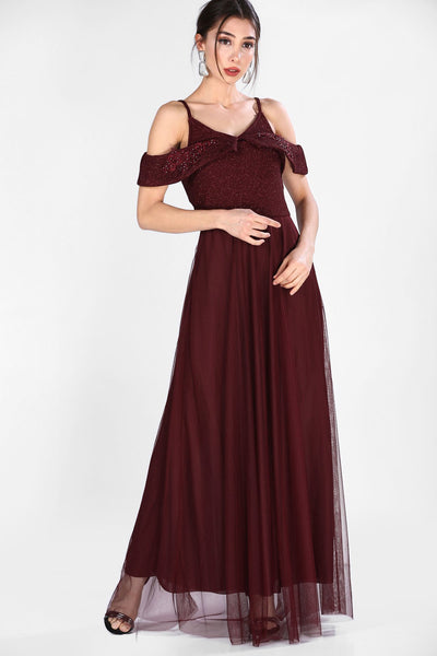  Si̇mli̇ bordeau women evening dress 