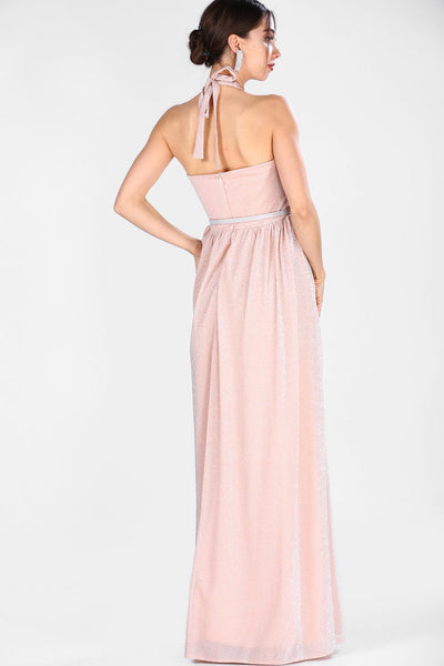  Si̇mli̇ powder women evening dress 