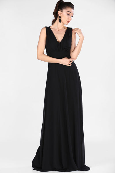  Tulle black women evening dress 