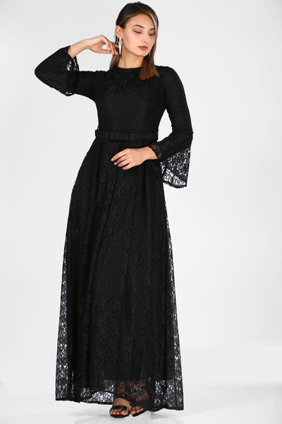  Black women evening dress 