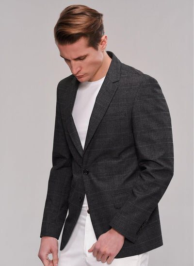 2858 Grey Check Blazer men's jacket South Africa