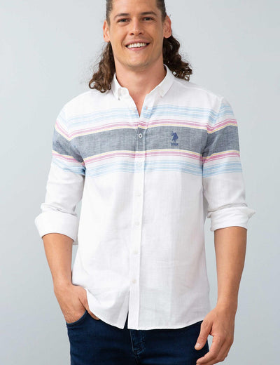 17688 Blue US POLO ASSN Cotton Shirt