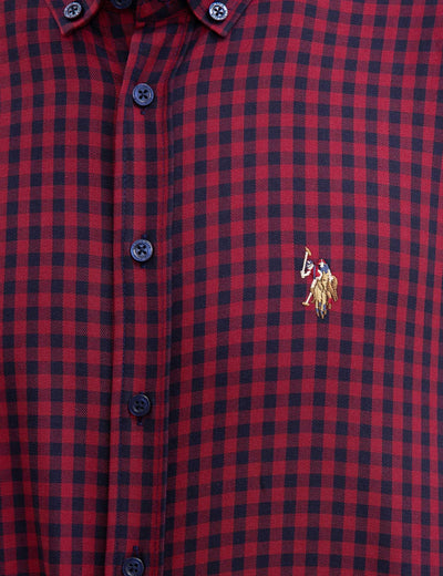 17702 Bordeaux US POLO ASSN Cotton Shirt
