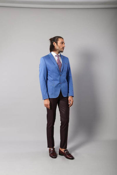 4651 Blue Pocket Detail Blazer men's jacket South Africa