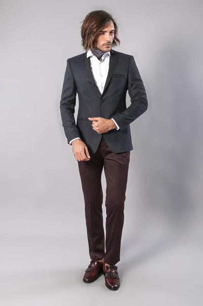 4657 Anthracite Slim Fit Cashmere Blazer men's jacket South Africa