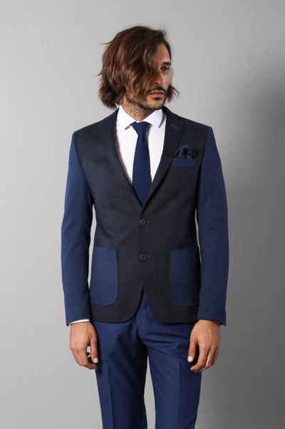 4675 Navy Blue Slim Fit Woolen Blazer men's jacket South Africa