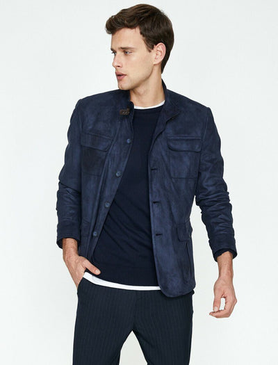 10802 Navy Plain Jacket men's jacket South Africa