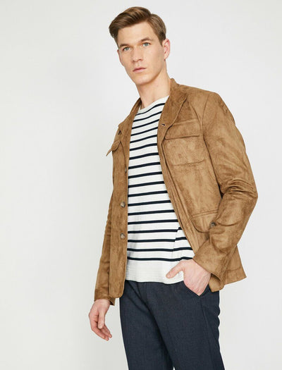 10804 Camel Plain Jacket men's jacket South Africa