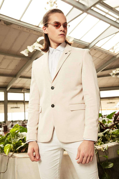 11734 Beige Plain Mens Blazer Jacket men's jacket South Africa