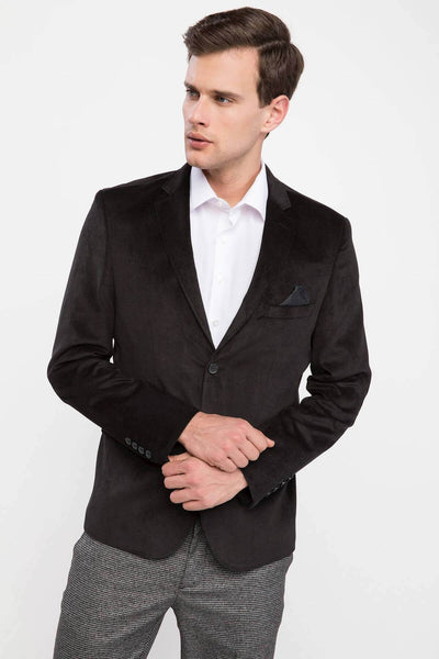 11758 Black Plain Mens Blazer Jacket men's jacket South Africa