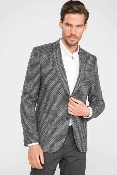 11775 Grey Patterned Mens Blazer Jacket men's jacket South Africa