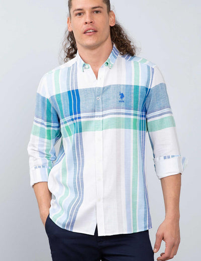 17678 Blue US POLO ASSN Cotton Shirt