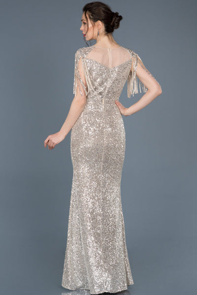  Mink Sequined Fish Evening Dress ABU607 