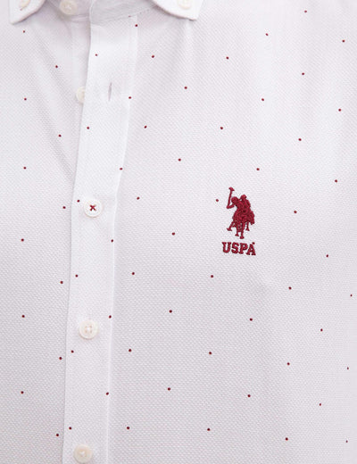 17690 Plum US POLO ASSN Cotton Shirt