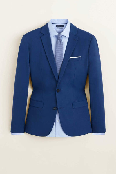  Men's Ink Blue Super Narrow Suit Blazer Jacket 43000490 