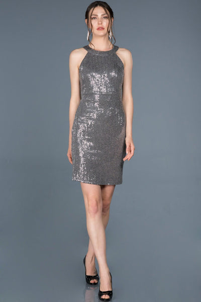 14909 Silver Sequined Dress Women Dress South Africa