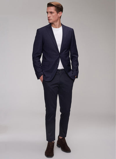 2865 Navy Blue Classic Jacket