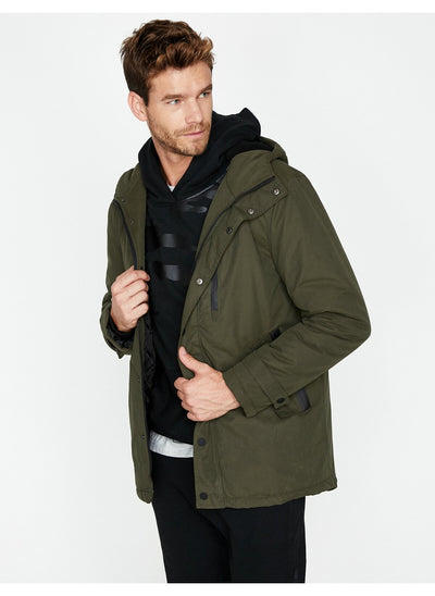 4022 Green Hooded Coat
