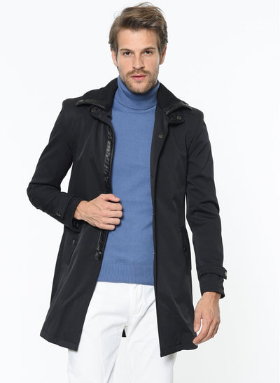 3898 Black Coat For Men