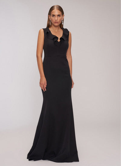  People By Fabrika Kadın Volan Detaylı ye Dress Black İndirimli Fiyat | Purplehipo | 23353125 