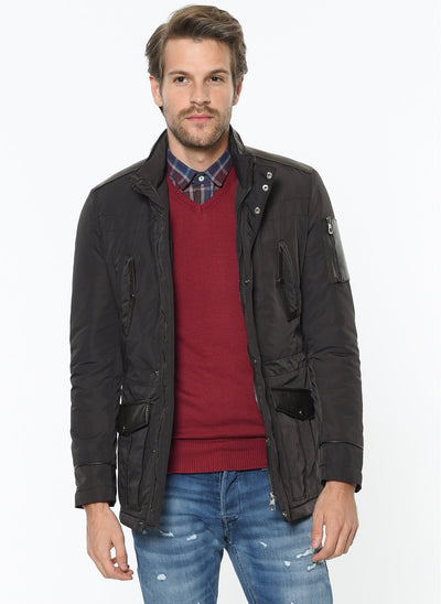 3985 Brown Casual Coat