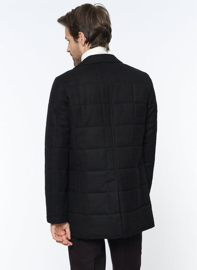 3873 Black Zip Up Coat