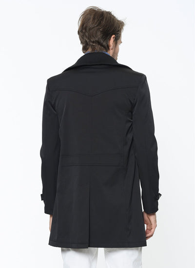 3898 Black Coat For Men