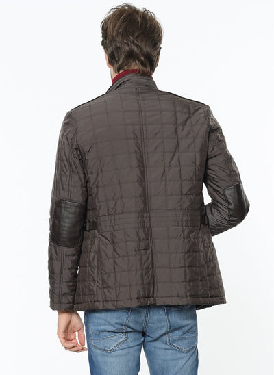 4047 Brown Puffer Coat