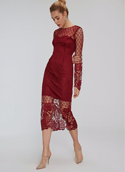  People By Factory Women's Lace Dress Burgundy Reduced price | Purplehipo | 22695672 