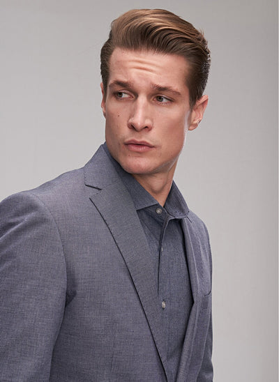 2866 Blue Classic Two Button Jacket