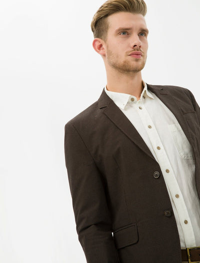 17557 Brown Dotted Jacket