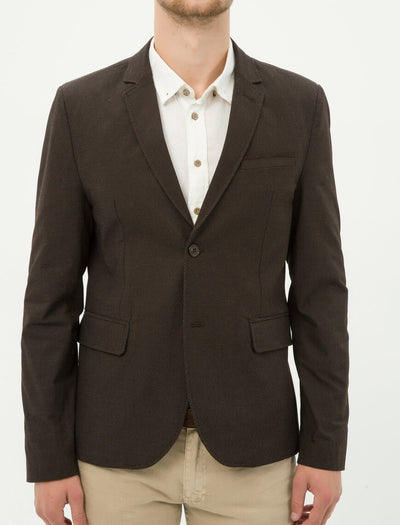 17557 Brown Dotted Jacket