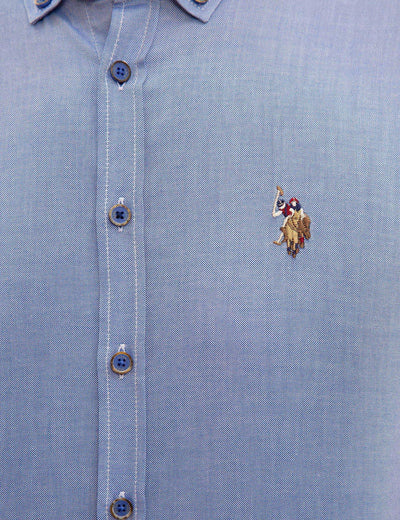 17679 Dark Blue US POLO ASSN Cotton Shirt