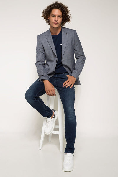  Men's Linen Blend Modern Fit Blazer Jacket I4160AZ.18SP.IN75 