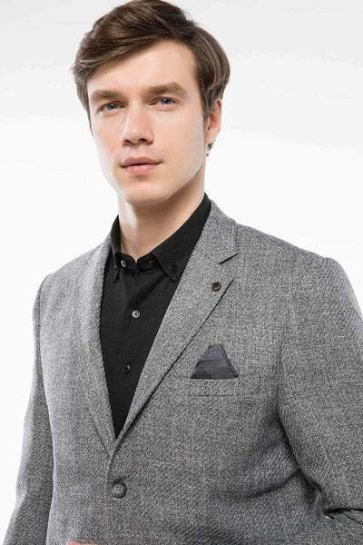  Men's Anthracite Modern Fit Blazer Jacket J7918AZ.18AU.AR110 