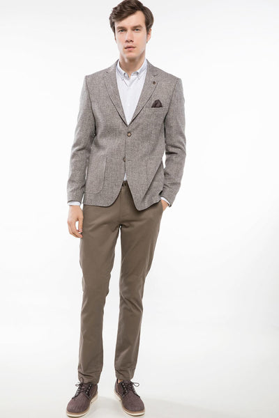  Men's Modern Fit Blazer Jacket J7918AZ.18AU.BN364 