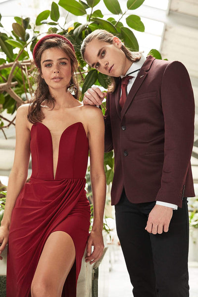  Plum Men's Slim Fit Double Button Badge Jacket TMNSS19YY0002 