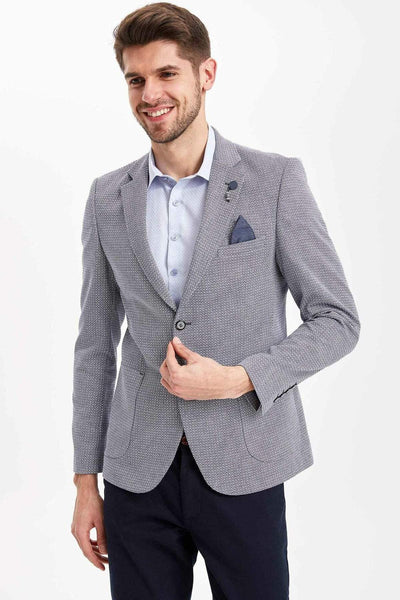  Men's Slim Fit Blazer Jacket K2546AZ.19SM.IN75 
