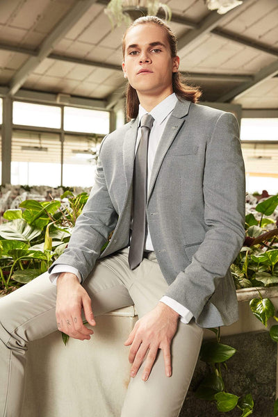  Black Men Slim Fit Jacket TMNSS19RA0004 