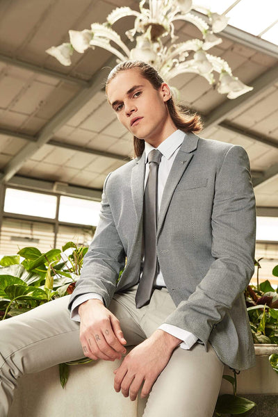  Black Men Slim Fit Jacket TMNSS19RA0004 