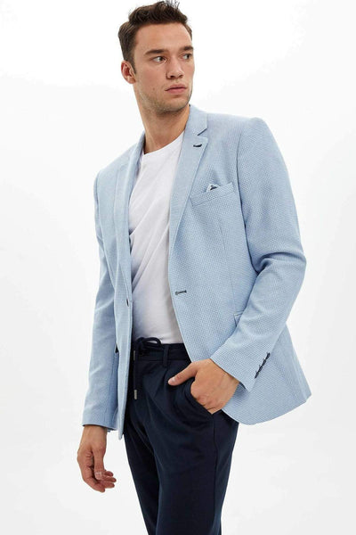  Men's Blue Blazer Jacket L5297AZ.19HS.BE1 