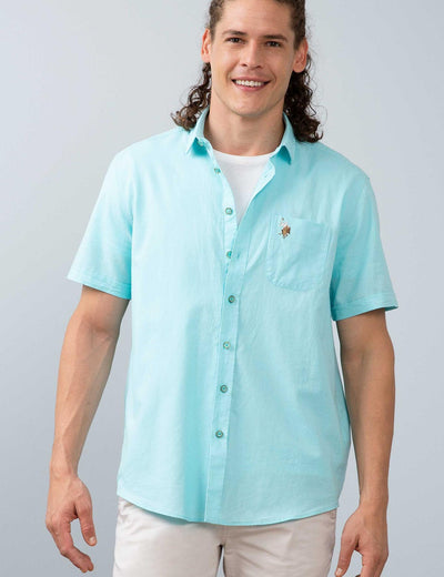 17696 Aqua US POLO ASSN Shirt